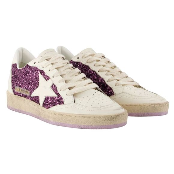 Ballstar Sneakers - Golden Goose Deluxe Brand - Leather - Purple - Picture 2 of 2